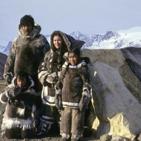 Caribou Skin Clothing-Pangnirtung 1981 | The Nick Newbery Photo Collection
