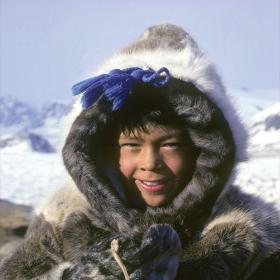 Caribou Skin Clothing-Pangnirtung 1981 | The Nick Newbery Photo Collection